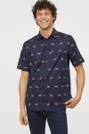 Chemise en coton regular fit h&m