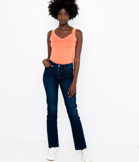 Débardeur orange camaieu