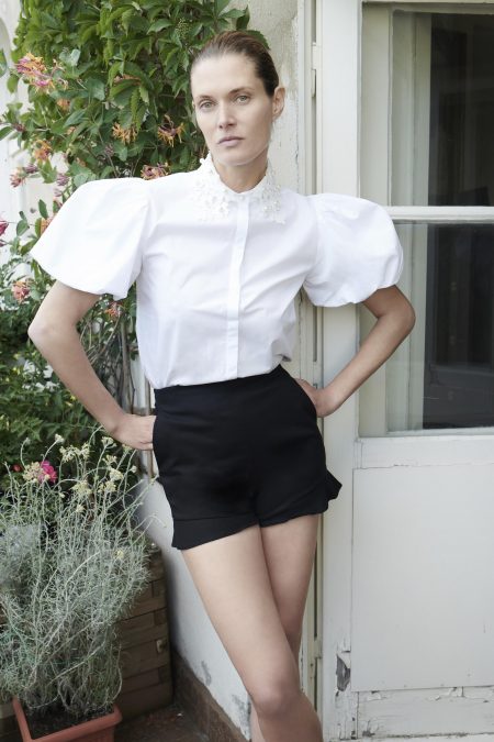 Short froisse zara