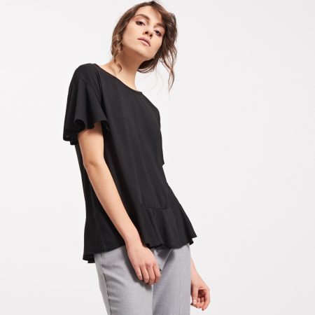 T-shirt noir reserved